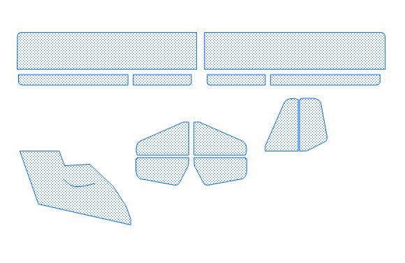 Entoilage pour Flightstar II Series drawing CAD